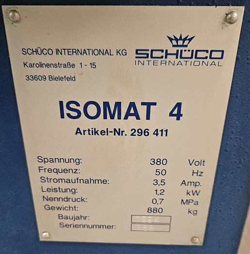Gebraucht Roll- und Foliermaschine Schüco Isomat 4