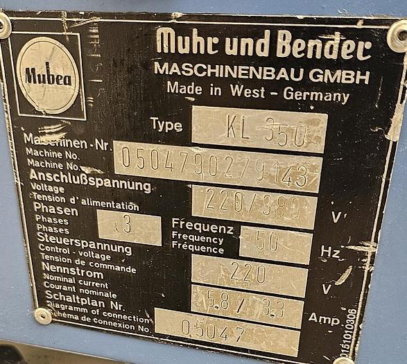 Gebraucht Lochstanze Mubea KL 350