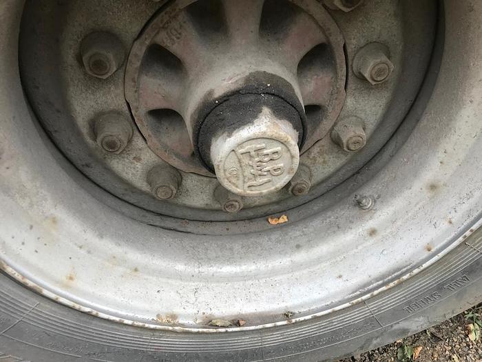 Used 1991 HANGLER FRUEHAUF Typer trailer full ALUMINIUM typer with steel CHASSIS