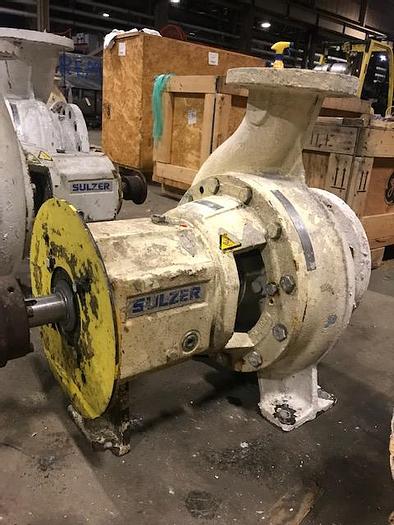 Used AHLSTROM / SULZER APT 31-6 CENTRIFUGAL PUMP S/S 2006