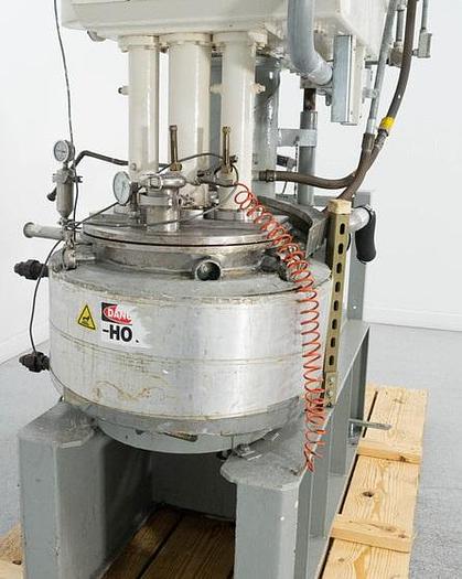Used 10 GALLON ROSS TRIPLE SHAFT MIXER - MODEL PVM-10 - S/S - VACUUM - JACKETED
