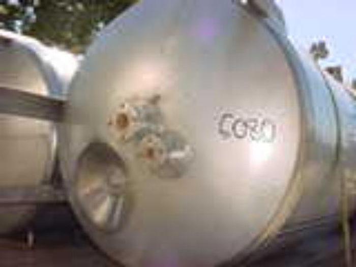 Used 200 GALLON/750 LITER MUELLER TANK – S/S – #6080