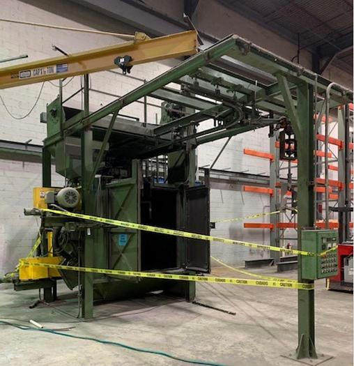 Used 2000 METALWORKING SPINNER HANGER SHOT BLAST MACHINE