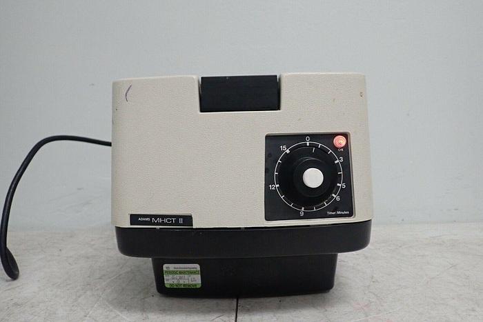 Used Becton Dickinson Adams MHCT II Centrifuge with 24-Place Head