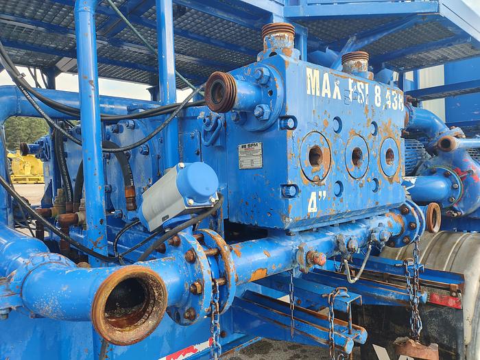 Used 2014 Cement Double Pump Trailer, BJ