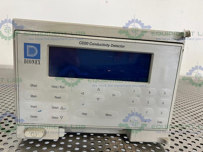 Used Dionex  CD20 Conductivity Detector.