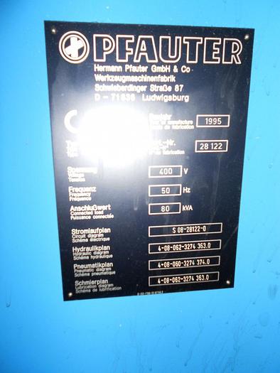 Gebruikt TANDWIELSLIJPER PFAUTER PE 1200 G