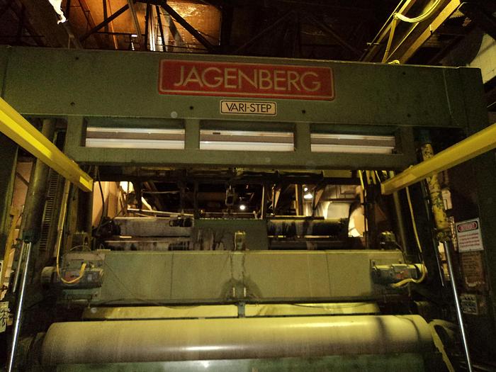 Used 157" (4.00M) JAGENBERG VARI STEP TWO DRUM SLITTER