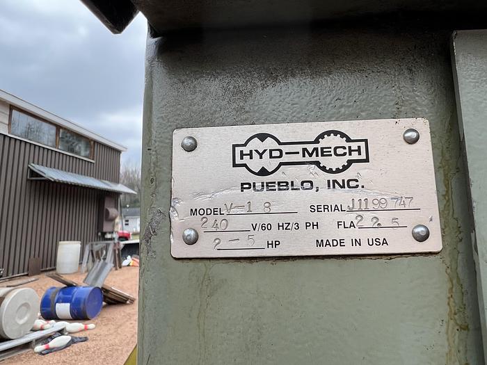 Used HYD-MECH V-18 MANUAL VERTICAL BAND SAW - COMING IN SOON