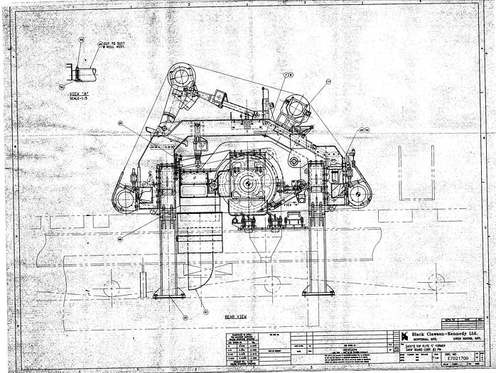 Used Black Clawson C-FORMER C-Former, 136", 1000 Fpm Operating Speed, 26#/1000 Square Feet Basis Weight #26600