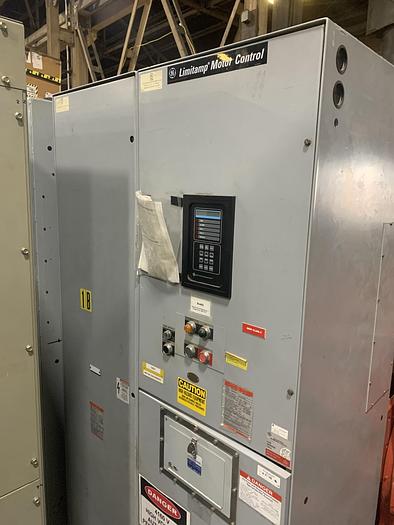 Used GENERAL ELECTRIC LIMITAMP CR7160  HP CONTROLLER W/ DRAW-OUT AIR-BREAK CONTACTOR
