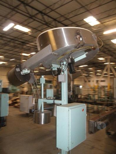 Used Sorter, Cap, Unscrambler, Omega, Mdl 3D-JH, Elevator, #C741909