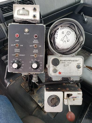 Used 1998 GMC 7500 w/ Altec AP45 Cable Placer Bucket Truck