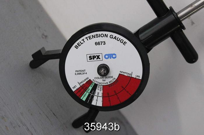 Used SPX 6673 OTC Belt Tension Gauge #35943