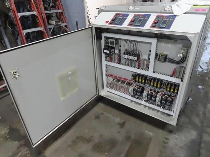 Used 18 KW MOKON HOT OIL HEATER - 3 ZONES (6 KW PER ZONE) - 460V