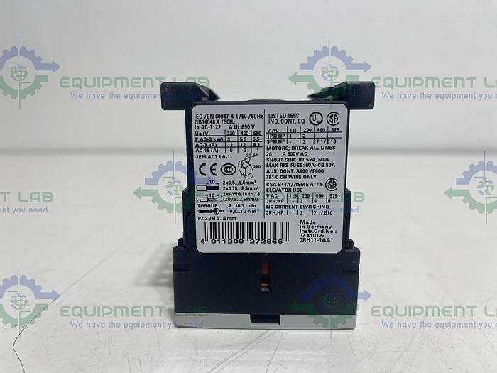 Siemens 3RT1017-1BB41 Contractor 12A, 24V