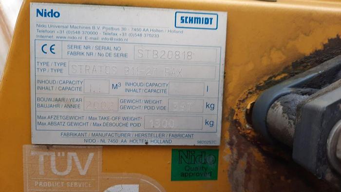 Gebruikt 2002 Nido Stratos B11-27 PAX