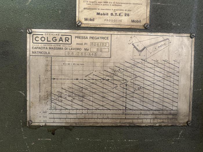 Usato COLGAR 826/32