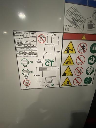 Haas EC 1600 Full 4 Axis