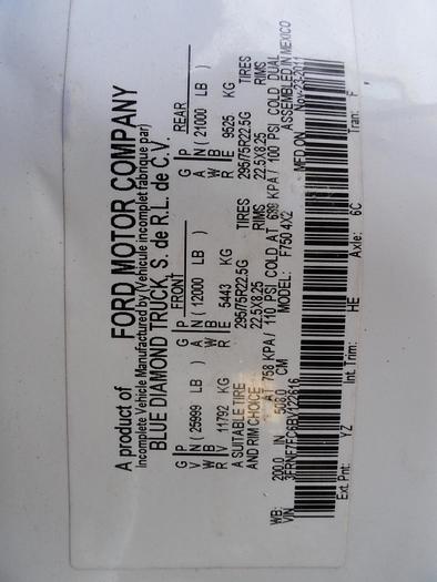 Used 2011 Ford/ Altec F750/ LRV56