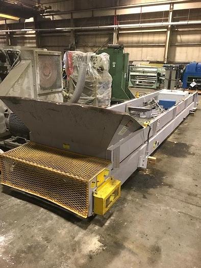Used VECOPLAN RG42/40 XL PV SHREDDER W/ CONVEYOR