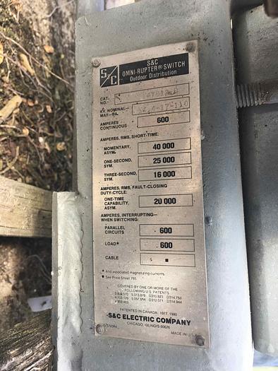 Used Omni Rupter Switch