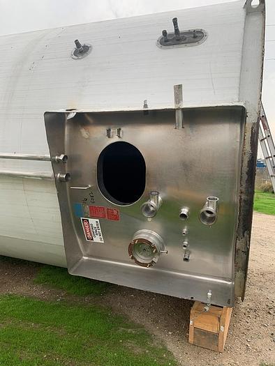 Used Tank, 10,000 Gallon, S/st, Jkt, Agit, DCI, Silo #C744332