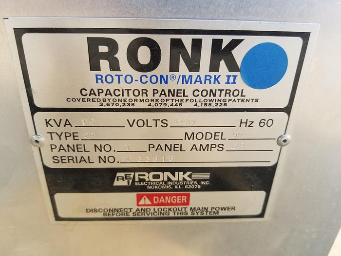 Used Ronk 5HP Phase Converter