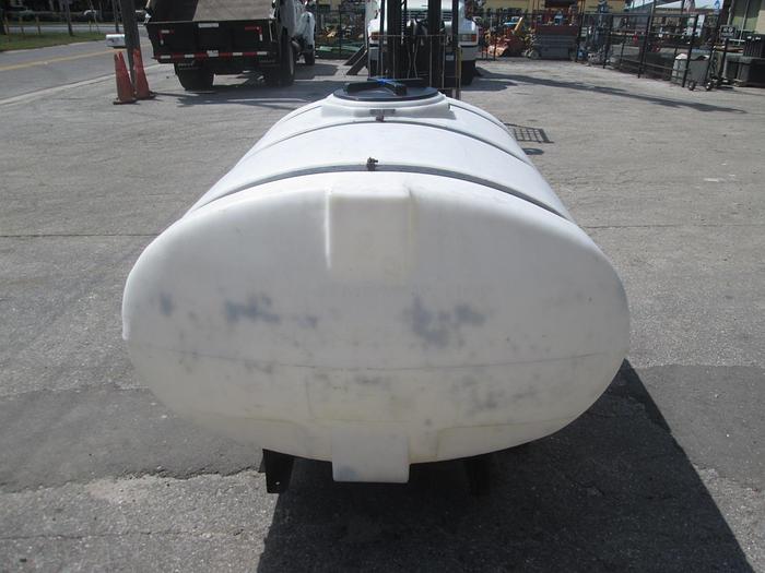 Used 500 Gallon Elliptical Tank With Saddle and Bands
