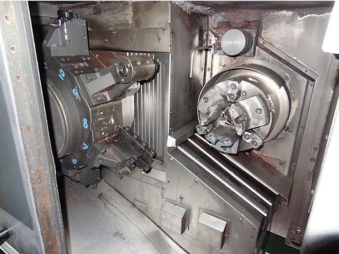 Used MORI SEIKI RL253 TWIN SPINDLE CNC CHUCKER WITH GANTRY LOADER