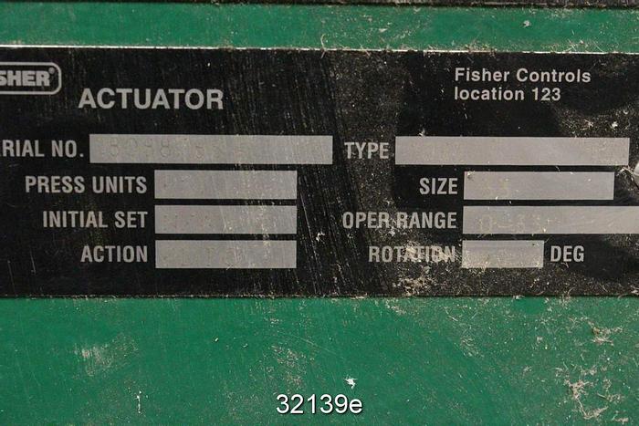 Used Fisher V150 Ser-B 3" Vee-Ball Control Valve #32139