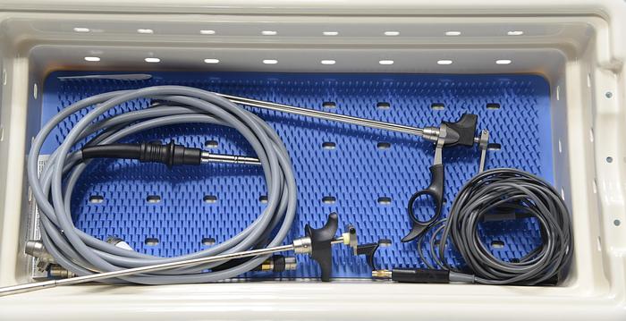 Used Olympus Cystoscopy Complete Set with A22002A, A22003A and Stainless Instruments