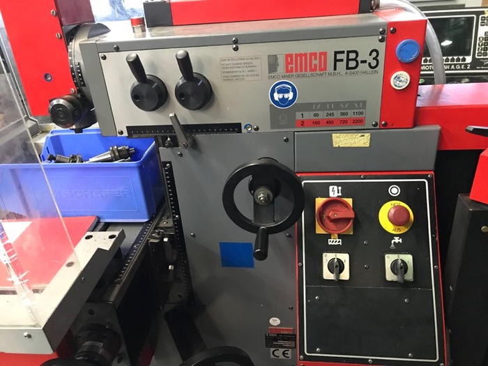 Used Conventional universal milling machine EMCO FB-3 L