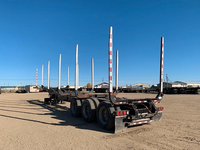 Used 2016 BWS Tridem Hay Rack Logging Trailer