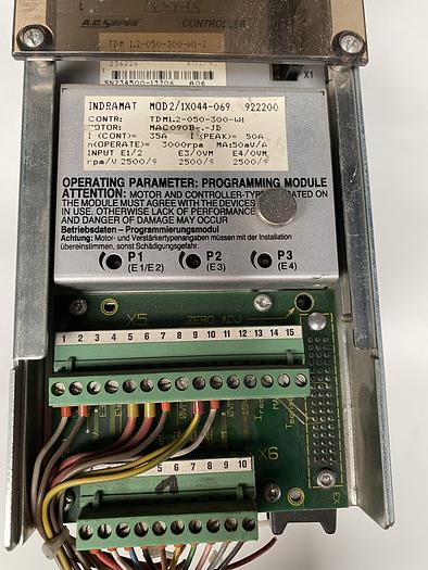 Used Indramat TDM 1.2-050-300-W1-2 MOD2 1X044-69