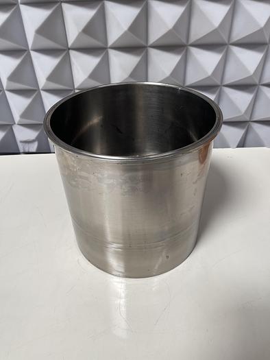 Used 21' Coiled Spiral Copper Wire for Immersion 3/8" OD w/ 12 Liter Vessel 10" Sanitary Fitting