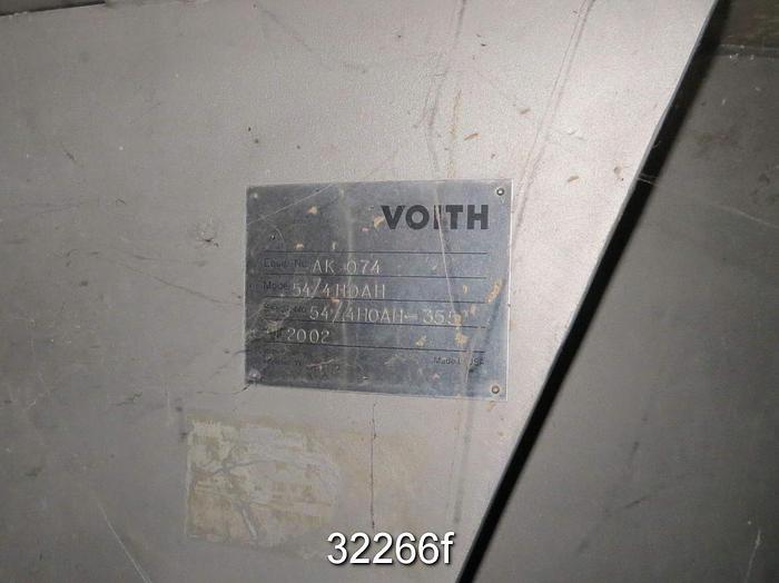 Used Voith 54-4 HOAH Pulping System #32266