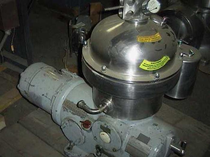 Used Centrifuge, Disc, Auto, Westfalia, SA7-06-076, 5 HP, A739392 #A739392