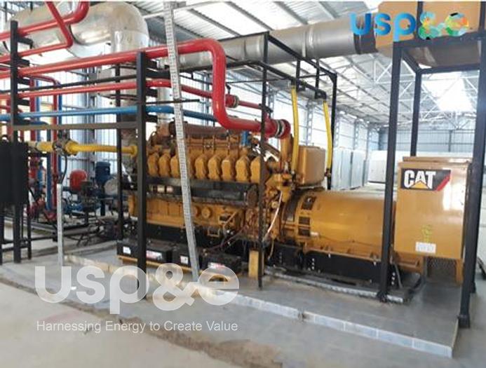 Used 2 MW 2009 Used Caterpillar 3520C Natural Gas Generator
