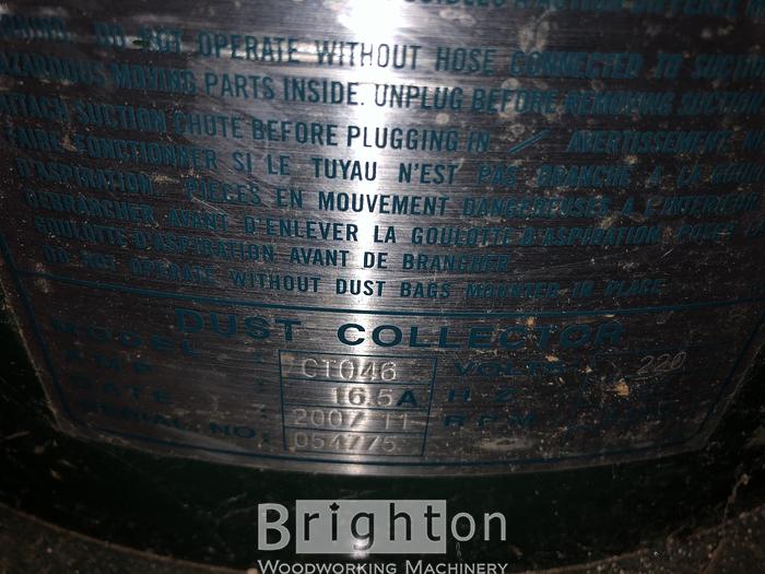 Used 2007 Craftex CT046 3HP Cyclone Used Dust Collector