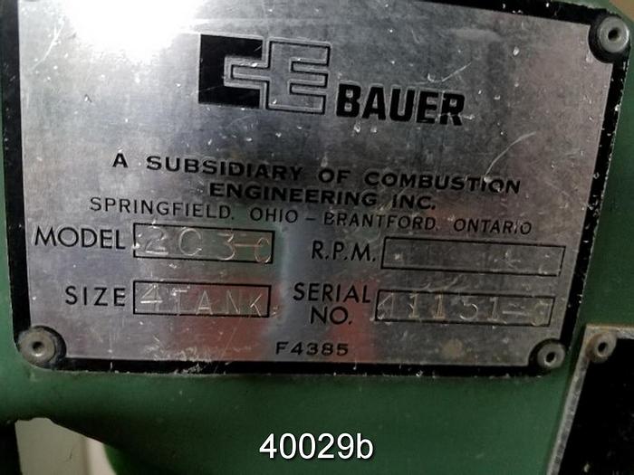 Used Ce Bauer 203-0 4 Tank Pulp Tester #40029