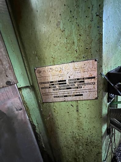 Used BRUGT CNC-BEDFRÆSER FABRIKAT HURON, MODEL SXB 622