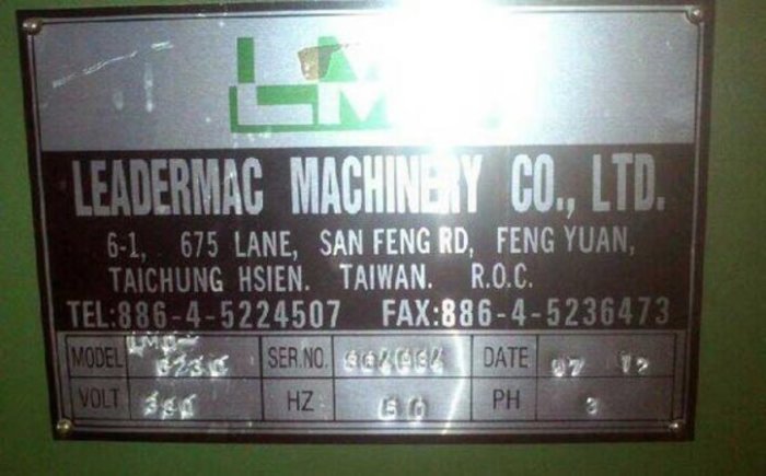 Used 1998 Leadermac LMC Compact 623 C Plane automats