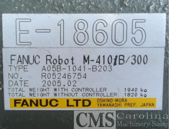 Used 2005 Fanuc Robot M-410 iB 300