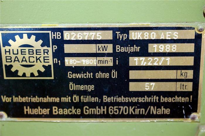 Used 80 LITER WERNER & PFLEIDERER MIXER/EXTRUDER - T-316 S/S