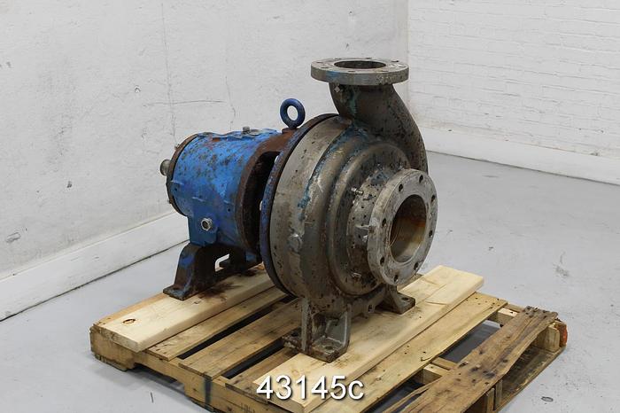 Used Goulds 3175 6x8x14 Pump, Stainless Steel Casing #43145