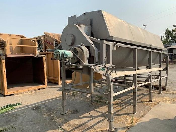 Used Rotary 44" Diameter x 15.5" Long Hot Water Blancher