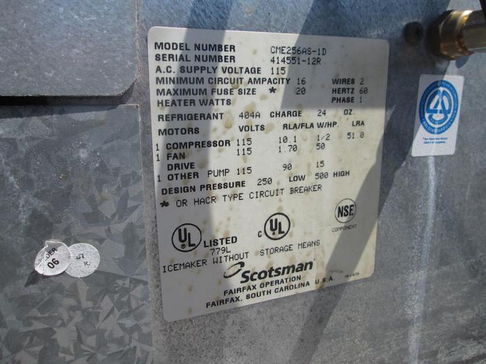 Used Scotsman CM3 Ice Maker