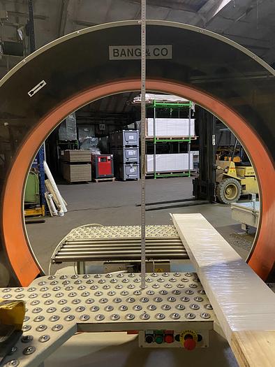 Gebraucht Halbautomatischer Horizontal-Stretchwickler mit Innenkern Ø 1200 mm