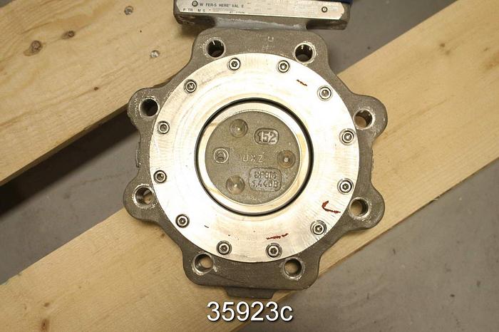 Used Neles Jamesbury 4 815L TT 3600MT 4" Control Butterfly Valve #35923